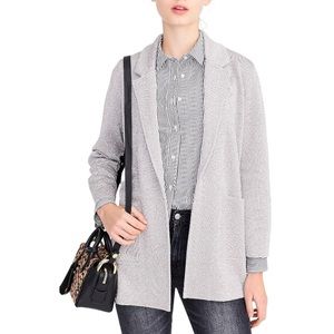 J.Crew Sparkly Sophie Sweater Blazer Sizes L